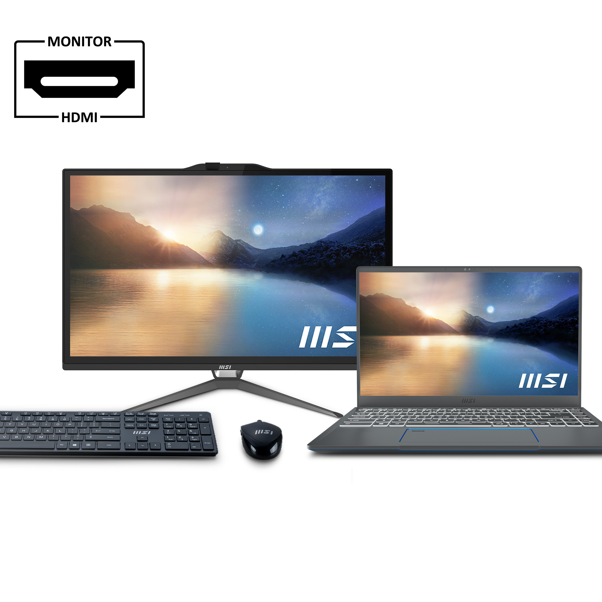 MSI オールインワンPC i5-1135G7 MSI Modern AM241P MODERN